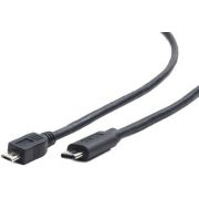 Gembird Kabel / Adapter 1m Micro-USB B USB C Zwart USB-kabel