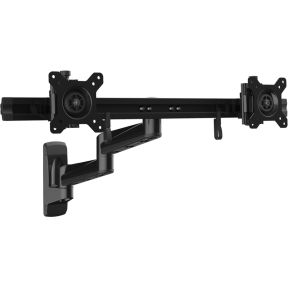 Startech StarTech Dual monitor arm scharnierende muurbeugel voor twee VESA 15 -24  schermen
