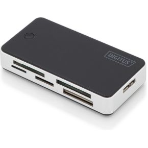 ASSMANN Electronic DA-70330-1 USB 3.0 Zwart, Wit geheugenkaartlezer