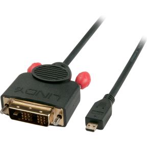 Lindy 36596 Micro Hdmi Dvi D Zwart Kabeladapterverloopstukje lindy kopen in de aanbieding