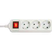 Lindy 73101 Binnen 3AC outlet(s) Wit power uitbreiding
