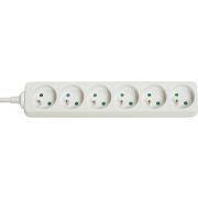 Lindy 73125 Binnen 6AC outlet(s) Wit power uitbreiding
