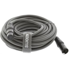 Sweex Xlr Digitale Kabel 5 Pins Male 5 Female 150 M Donkergrijs sweex kopen in de aanbieding