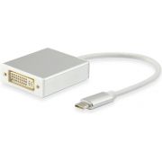 Equip 133453 USB Type C DVI Wit kabeladapter/verloopstukje
