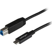 StarTech.com USB31CB1M 1m USB C USB B Zwart USB-kabel