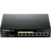 D-Link 8 port Gigabit DGS-1008P netwerk switch