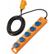 Brennenstuhl 1159900805 Binnen 5AC-uitgang(en) 5m Geel power uitbreiding