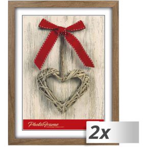 Zep Photo Frame Braun 10X15 Kunststoff Rahmen M481B zep kopen in de aanbieding