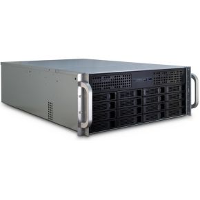 Inter-Tech 4U-4416L Rack Zwart, Zilver
