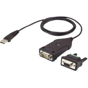 USB 2.0-Adapter USB A Male - SUB-D 9-Pins Male Zwart