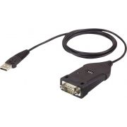 USB-2-0-Adapter-USB-A-Male-SUB-D-9-Pins-Male-Zwart