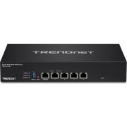 Trendnet-TWG-431BR-Ethernet-LAN-Zwart-bedrade-router-netwerk-switch