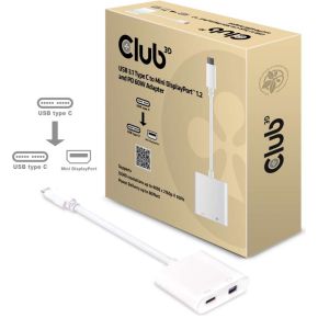 CLUB3D USB 3.1 Type C to Mini DisplayPort 1.2 and PD 60 W Adapter
