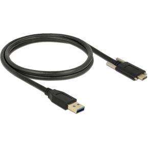 Delock 83718 1M Usb A C Zwart Kabel delock kopen in de aanbieding
