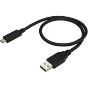 StarTech-com-USB31AC50CM-0-5m-USB-A-USB-C-Zwart-USB-kabel