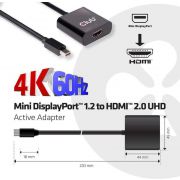 CLUB3D-Mini-DisplayPort-1-2-to-HDMI-2-0-UHD-Active-Adapter
