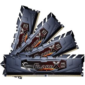 G.Skill DDR4 Flare-X 8x16GB 2400MHz - [F4-2400C15Q2-128GFX]