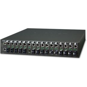 Planet Mc 1610Mr 2U Zwart Netwerkchassis planet kopen in de aanbieding