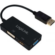 LogiLink CV0109 DisplayPort to DVI/HDMI/VGA adapter