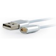 Gembird CC-USB2-AMLM31-1M USB 2.0 8-pin/MicroUSB/USB-C Wit kabeladapter/verloopstukje