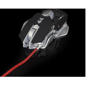 Gembird Musg 05 Usb 4000Dpi Zwart Zilver Muis gembird kopen in de aanbieding