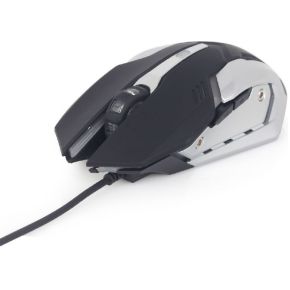 Gembird MUSG-07 USB 3200DPI Zwart, Wit muis