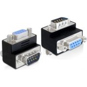 Delock 65265 D-Sub 9-pins male naar female 270&deg; haaks