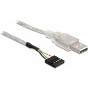 Delock 83078 Kabel USB 2.0-A mannetje naar pin-header