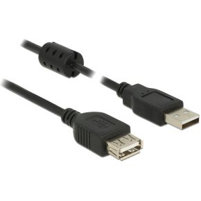 DeLOCK 84885 2xUSB 2.0-A 2m USB A USB A Zwart