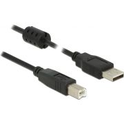 Delock 84899 Kabel USB 2.0 Type-A male > USB 2.0 Type-B male 5,0 m zwart