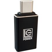 LC-Power LC-ADA-U31C USB C USB A Zwart kabeladapter/verloopstukje