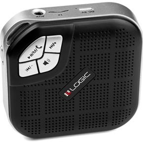 Logic LS-03B Mono portable speaker Zwart, Zilver