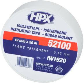 Hpx Isolatieband 19Mm 20M Wit hpx kopen in de aanbieding