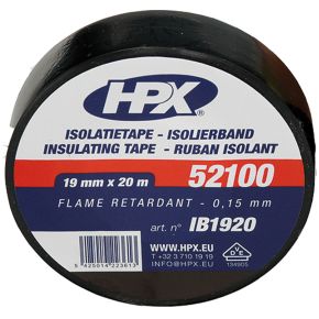 Hpx Isolatieband 19Mm 20M Zwart hpx kopen in de aanbieding