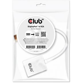 CLUB3D Displayport to VGA Active Adapter - [CAC-2003]
