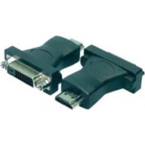 LogiLink HDMI to DVI Adapter HDMI 19-pin female DVI-D (24+1) male Zwart kabeladapter/verloopstukje -