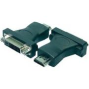 LogiLink HDMI to DVI Adapter HDMI 19-pin female DVI-D (24+1) male Zwart kabeladapter/verloopstukje -
