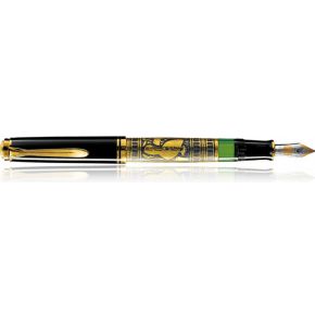 Pelikan 924712 Zwart Goud Vulpen pelikan kopen in de aanbieding