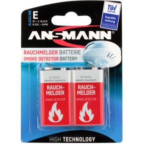 Ansmann Rookmelder Batterijen Alkaline 9V ansmann kopen in de aanbieding