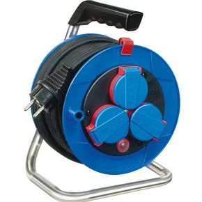 Brennenstuhl 15m H05RR-F 3G1,5 3AC outlet(s) 15m Zwart, Blauw, Rood power uitbreiding