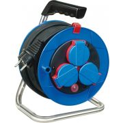 Brennenstuhl 15m H05RR-F 3G1,5 3AC outlet(s) 15m Zwart, Blauw, Rood power uitbreiding