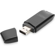 Digitus USB 2.0 Zwart geheugenkaartlezer