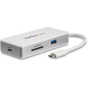 StarTech.com USB-C multiport adapter SD (UHS-II) kaartlezer Power Delivery 4K HDMI GbE 1x USB 3.0