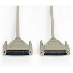 Valueline Seriële kabel D-SUB 37-Pins Male - D-SUB 37-Pins Male 1.00 m Ivoor