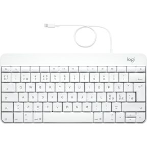 Logitech 920-008147 Lightning Wit toetsenbord voor mobiel apparaat