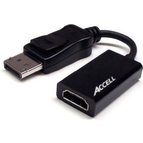 Accell B086B 003B Displayport 11 Hdmi 14B Zwart Kabeladapterverloopstukje accell kopen in de aanbieding