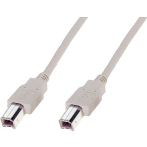 ASSMANN Electronic AK 673-1 1m USB B USB B Beige USB-kabel