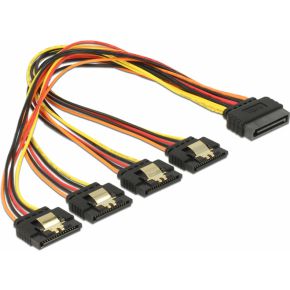 DeLOCK 60157 0.3m SATA 15-pin Multi kleuren SATA-kabel