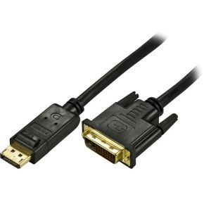 Deltaco Dp 2020 K 2M Displayport Dvi D Zwart Video Kabel Adapter deltaco kopen in de aanbieding