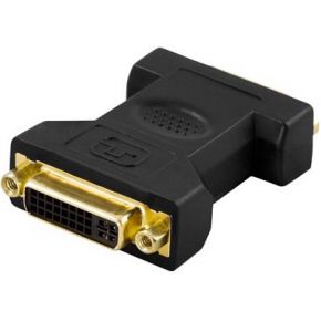 Deltaco Dvi 22 Zwart Kabeladapterverloopstukje deltaco kopen in de aanbieding